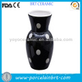 6 Inch Dots Vase Ceramic
